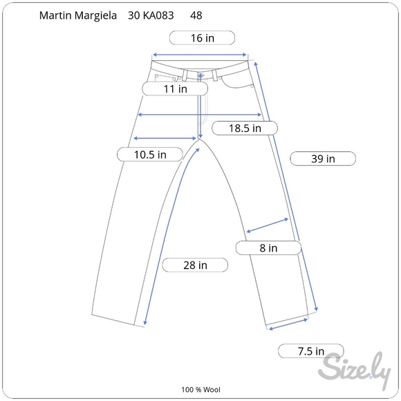 Martin Margiela Waist 30 100 % Cotton - Picture 8 of 8